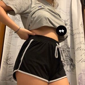 Black Booty Shorts